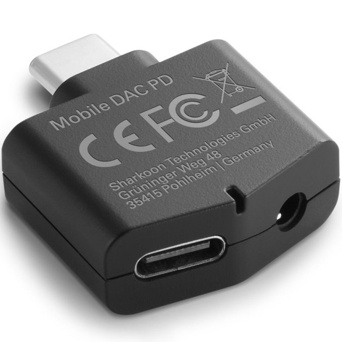 Tarjeta de sonido sharkoon dac pd usb - c