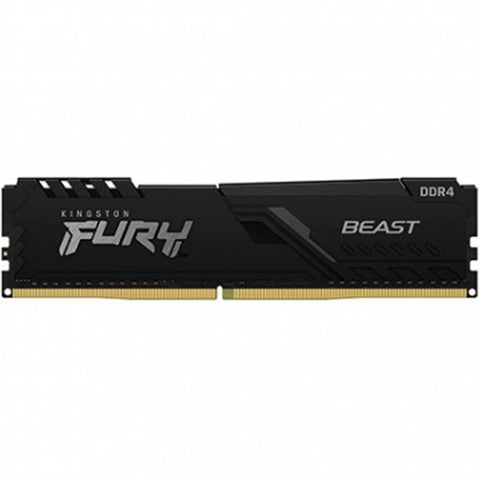 Memoria ram ddr4 8gb kingston - 2666mhz - pc4 21300 - fury beast negro - cl 16 - 1.35v