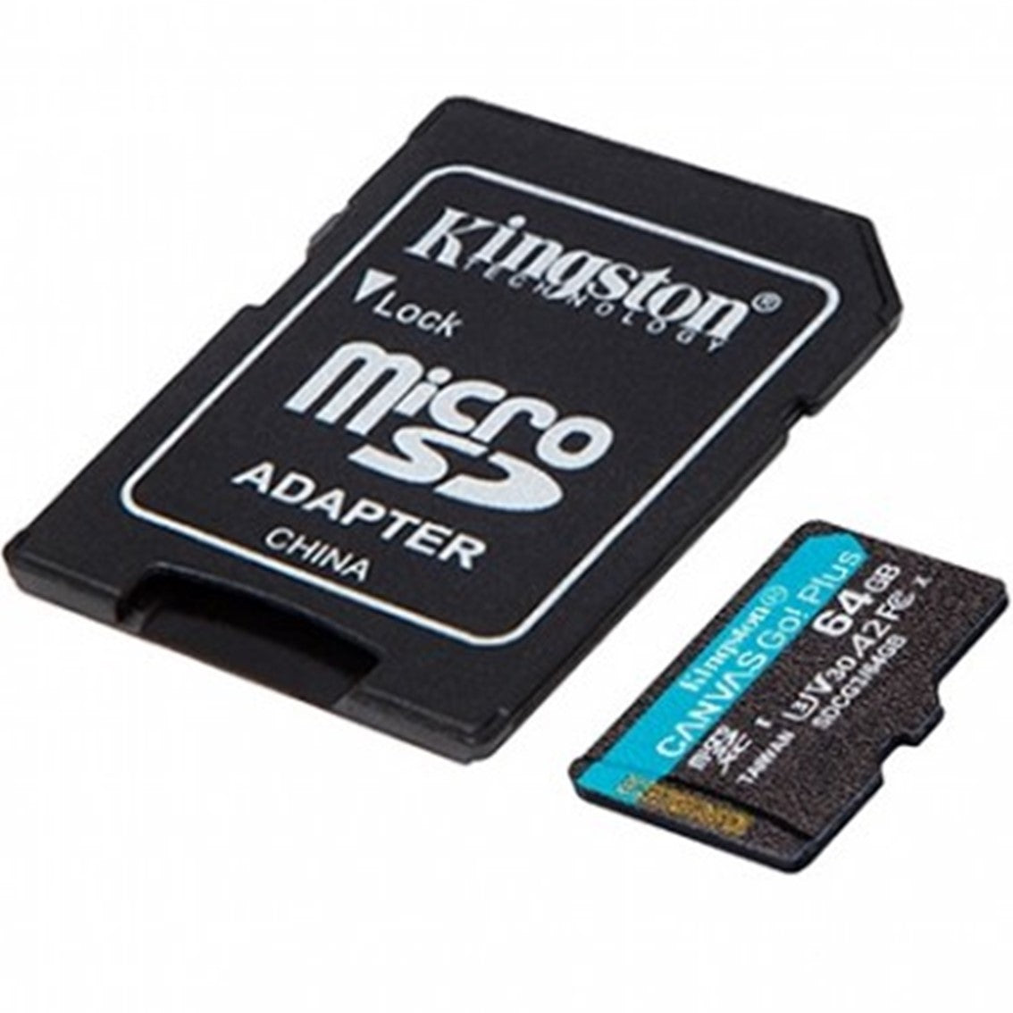 Memoria micro sdxc 64gb kingston canvas go uhs - i cl10 r: 170mb - s  w:70mb - s + adaptador sd