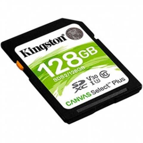 Memoria sdxc 128gb kingston canvas select plus uhs - i u3 - cl10 - r: 100mb - s  w:85mb - s