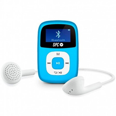 Reproductor mp3 8gb spc firefly azul bluetooth 2.0 -  clip -  radio fm - in 3.5mm -  grabacion voz