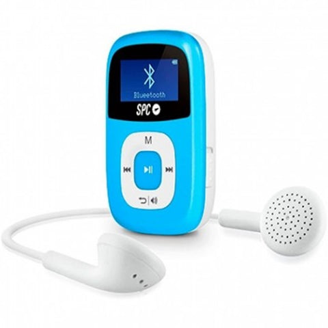 Reproductor mp3 8gb spc firefly azul bluetooth 2.0 -  clip -  radio fm - in 3.5mm -  grabacion voz