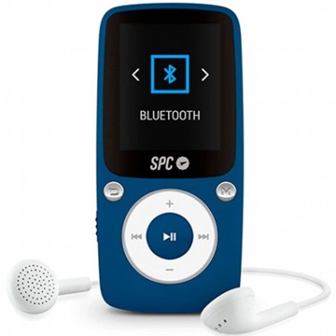 Reproductor mp4 8gb spc pure sound bluetooth 2 azul lcd 1.8pulgadas -  bluetooth -  radio fm -  in 3.5mm -  micro sd -  mp3 -  video