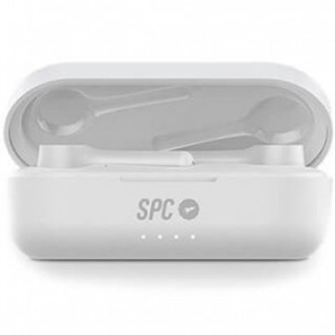 Auriculares micro spc zion air pro blanco bluetooth 5.0 -  estuche de carga -  hasta 10 m -  ipx5