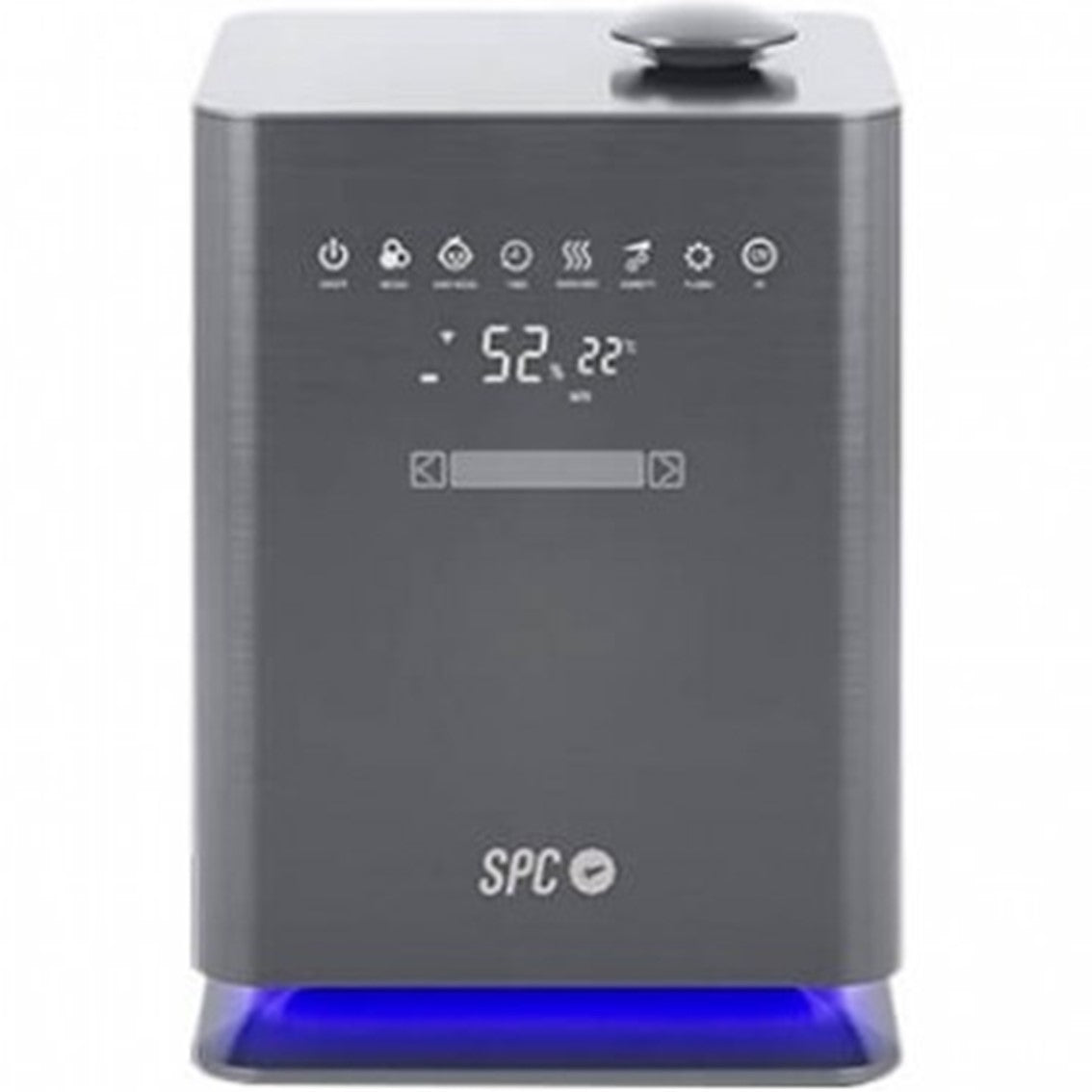 Humidificador inteligente spc sedna gris elimina 99.9% bacterias -  12h auton. -  10 modos -  wifi