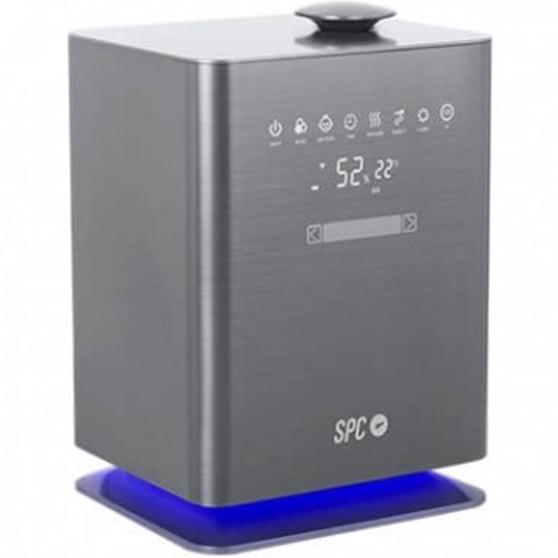 Humidificador inteligente spc sedna gris elimina 99.9% bacterias -  12h auton. -  10 modos -  wifi