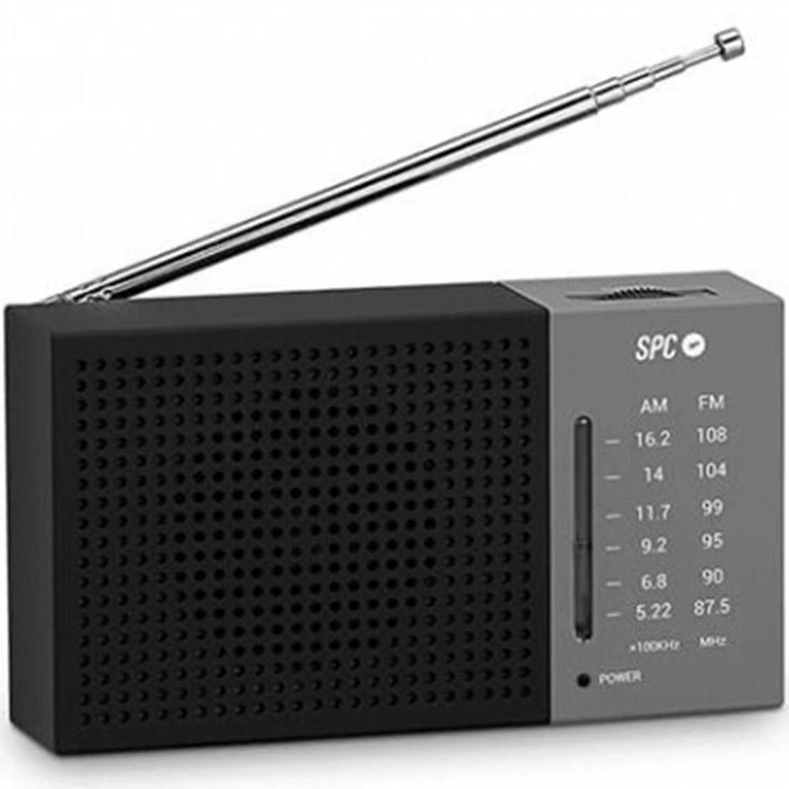 Radio fm spc jetty lite radio fm -  am -  control volumen -  antena telescopica -  in 3.5mm