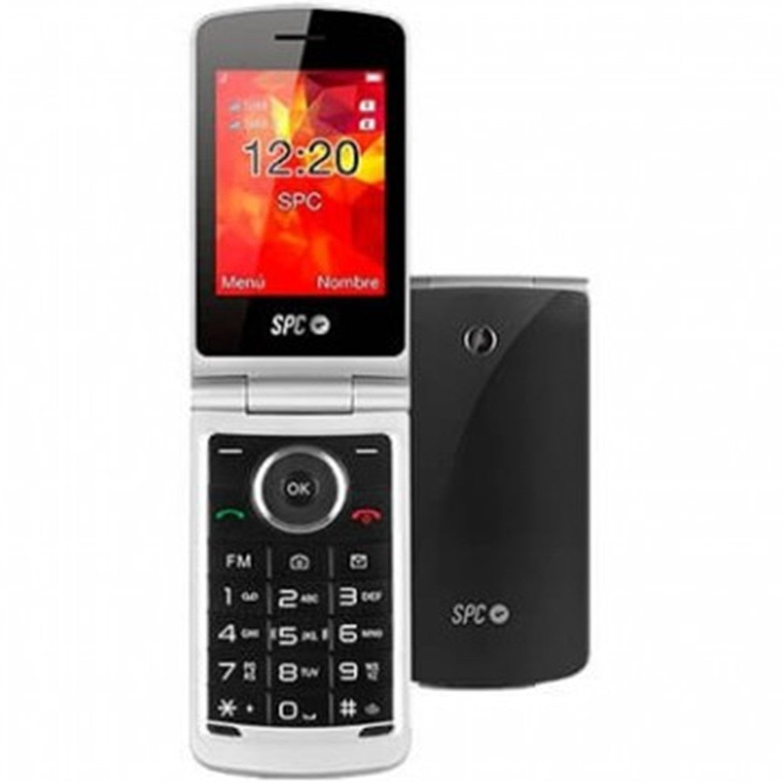 Telefono movil spc opal black tipo tapa -  dual sim -  2.8pulgadas -  micro sd -  radio -  bluetooth