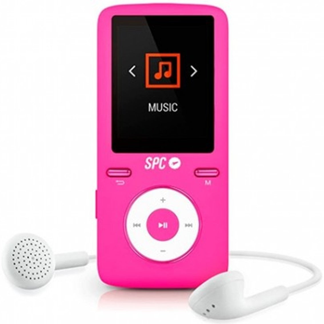 Reproductor mp4 8gb spc pure sound colour 2 rosa lcd 1.8pulgadas -  radio fm -  entrada 3.5mm -  micro sd -  mp3 -  video