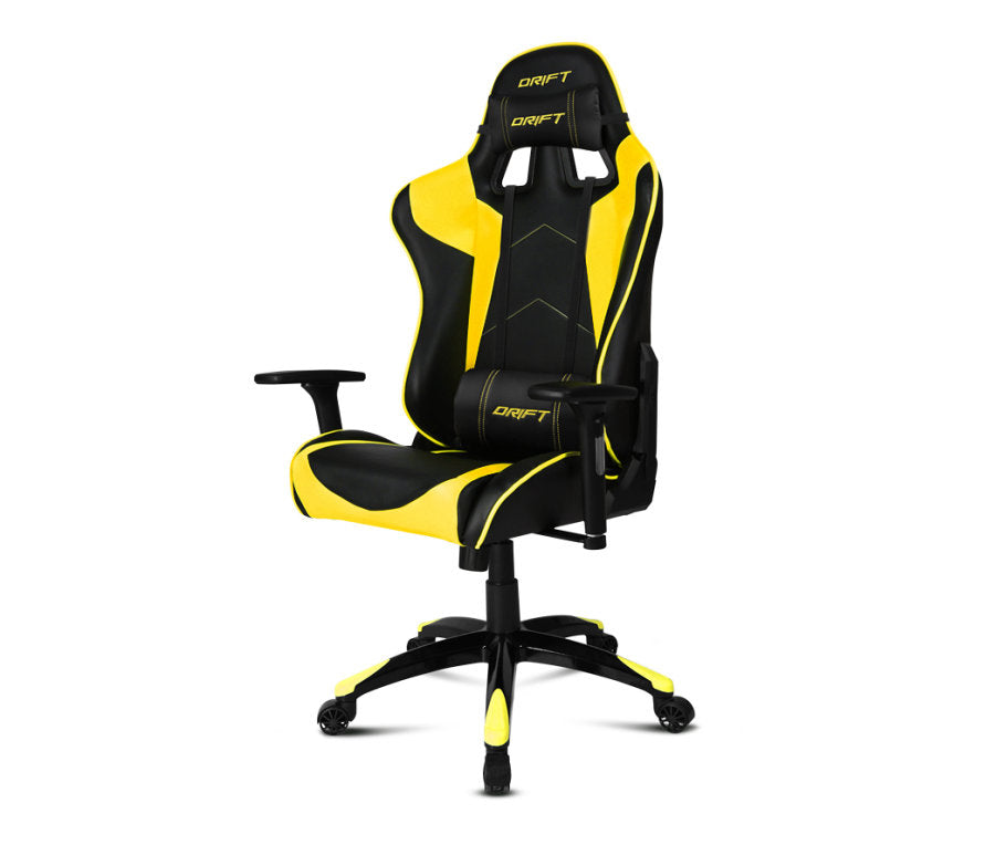 Silla gaming drift dr300 negro - amarillo