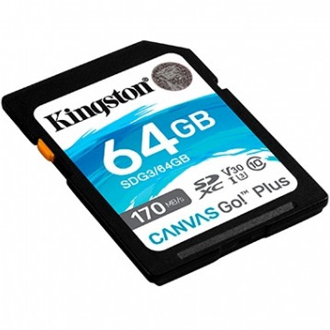 Tarjeta memoria sdxc 64gb kingston canvas go uhs - i cl10 r: 170mb - s  w:90mb - s