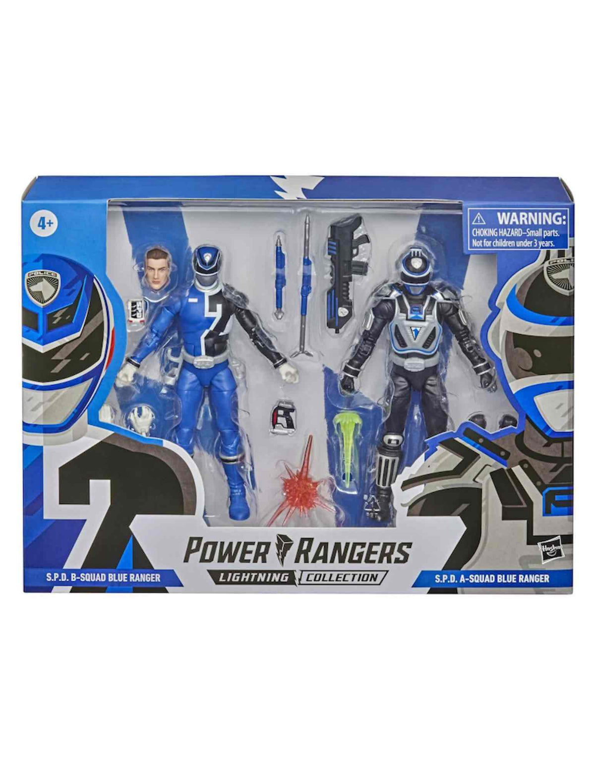 Figura hasbro power rangers blue ranger a & blue ranger b pack 2 figuras 15 cm