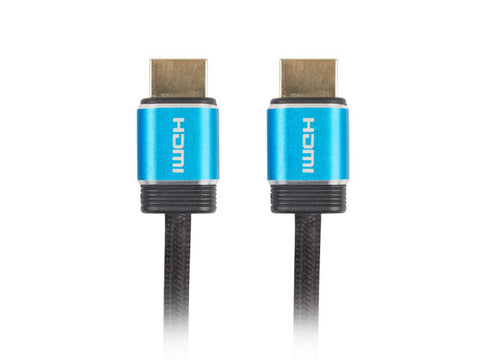 Cable hdmi lanberg m - m v2.0 premium certificate 1m negro