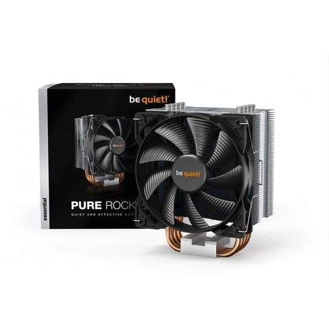 Ventilador disipador gaming be quiet! pure rock 2 bk006 155mm altura - compatible intel y amd