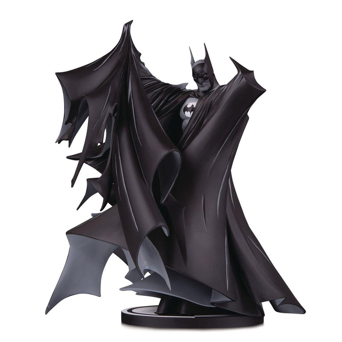 Batman b&w black and white by todd mcfarlane deluxe estatua 24 cm batman univers