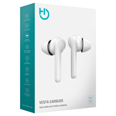 Auricular hiditec bluetooth vesta white tws gaming mode