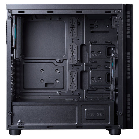 Caja ordenador gaming hiditec atx ng - vx cristal templado