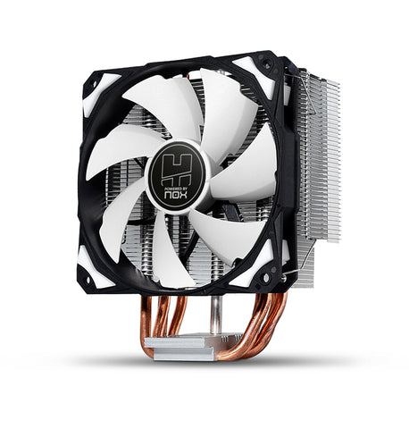 Ventilador disipador cpu nox hummer dissipater h - 312 compatible intel y amd - 4 tubos de calor - soporta 2º ventilador