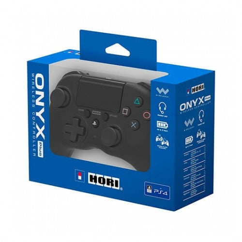 Gamepad ps4 hori onix plus negro compatible pc - panel tactil -  licencia oficial sony