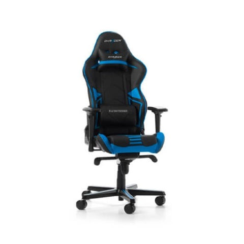Silla gaming dxracer racing pro black - blue incluye cojines cervical y lumbar -  gc - r131 - nb - v2
