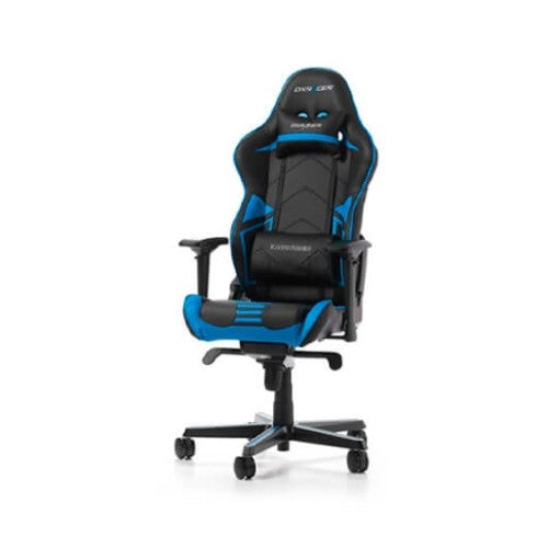 Silla gaming dxracer racing pro black - blue incluye cojines cervical y lumbar -  gc - r131 - nb - v2