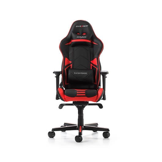 Silla gaming dxracer racing pro black - red incluye cojines cervical y lumbar -  gc - r131 - nr - v2