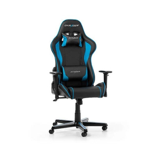 Silla gaming dxracer formula black - blue incluye cojines cervical y lumbar -  gc - f08 - nb - h3