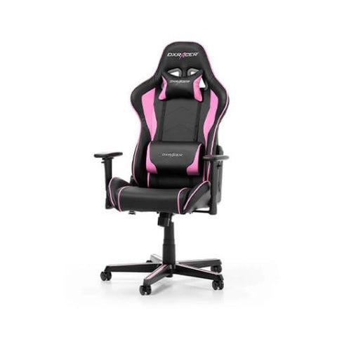Silla gaming dxracer formula black - pink incluye cojines cervical y lumbar -  gc - f08 - np - h3