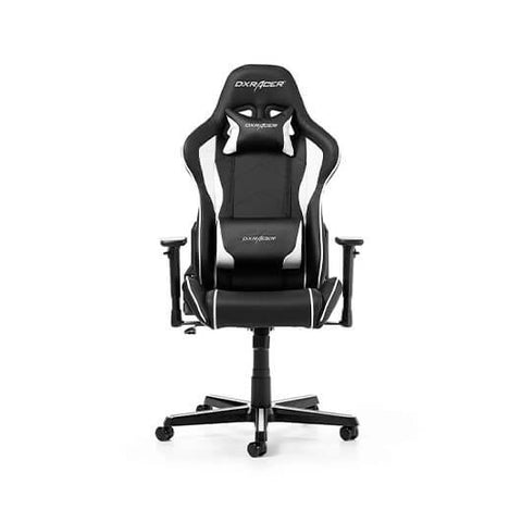 Silla gaming dxracer formula black - white incluye cojines cervical y lumbar -  gc - f08 - nw - h3