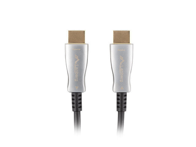 Cable hdmi lanberg m - m v2.0 optico aoc 80m negro