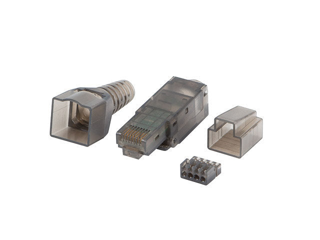 Conector lanberg rj45 cat 6a utp plug 8p8c tool - less