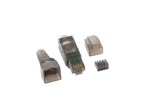 Conector lanberg rj45 cat 6a utp plug 8p8c tool - less