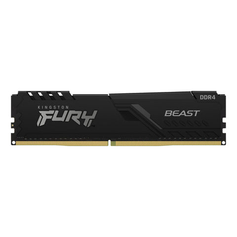 Memoria ram ddr4 8 gb kingston - 3200mhz - pc4 - 25600 - fury beast - negro