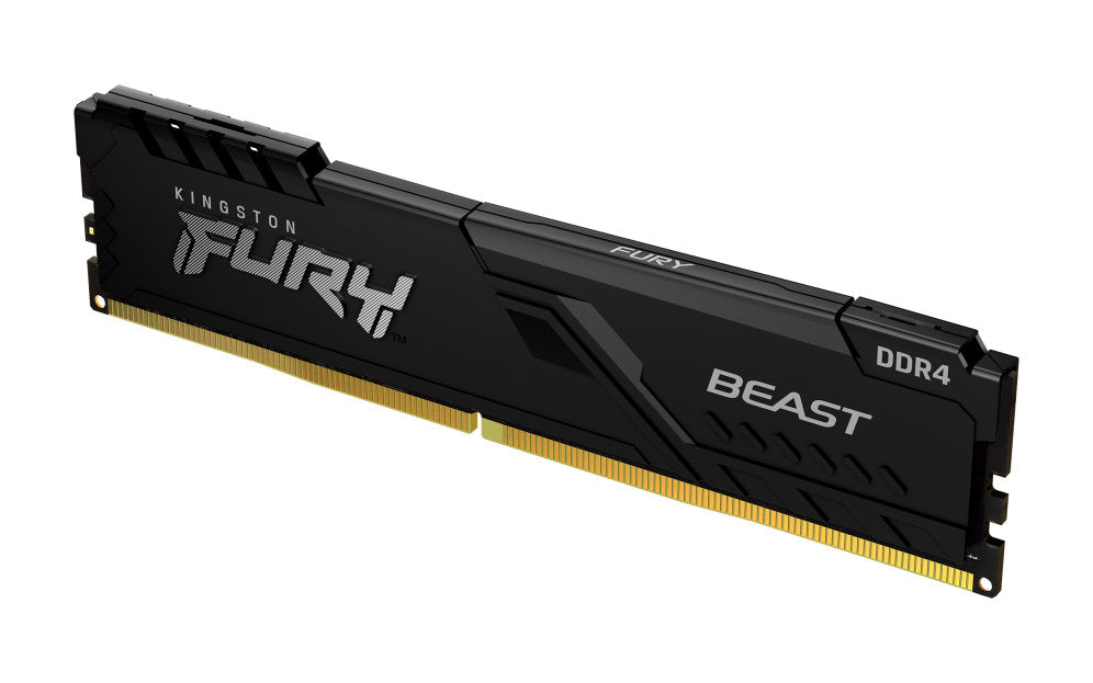 Memoria ram ddr4 8 gb kingston - 3200mhz - pc4 - 25600 - fury beast - negro