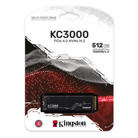 Disco duro interno ssd kingston kc3000 512gb m.2