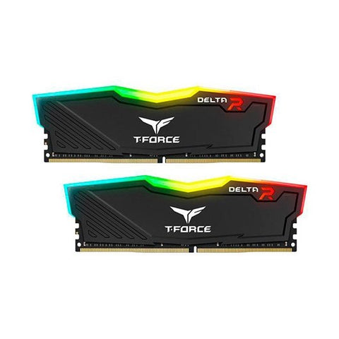 Memoria ram ddr4 16gb 2x8gb 2666mhz teamgroup delta rgb -  cl16 tf3d416g2666hc16cdc01