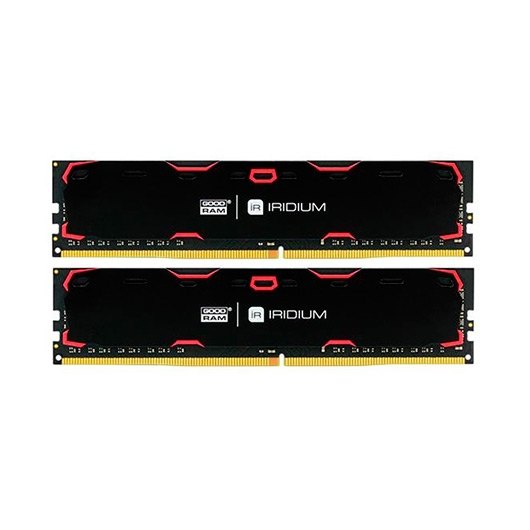 Memoria ram ddr4 8gb 2x4gb 2400mhz goodram irdm black cl15