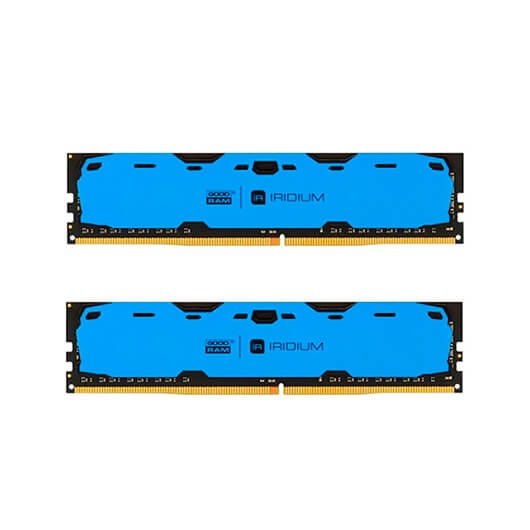 Memoria ram ddr4 8gb 2x4gb 2400mhz goodram irdm azul cl 15 -  1.2v