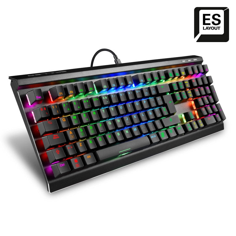 Teclado gaming sharkoon sgk60 mecanico rgb red switch