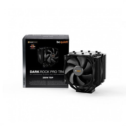 Ventilador disipador cpu be quiet! dark rock pro tr4 bk023 145mm altura - socket amd tr4 - 2xventiladores