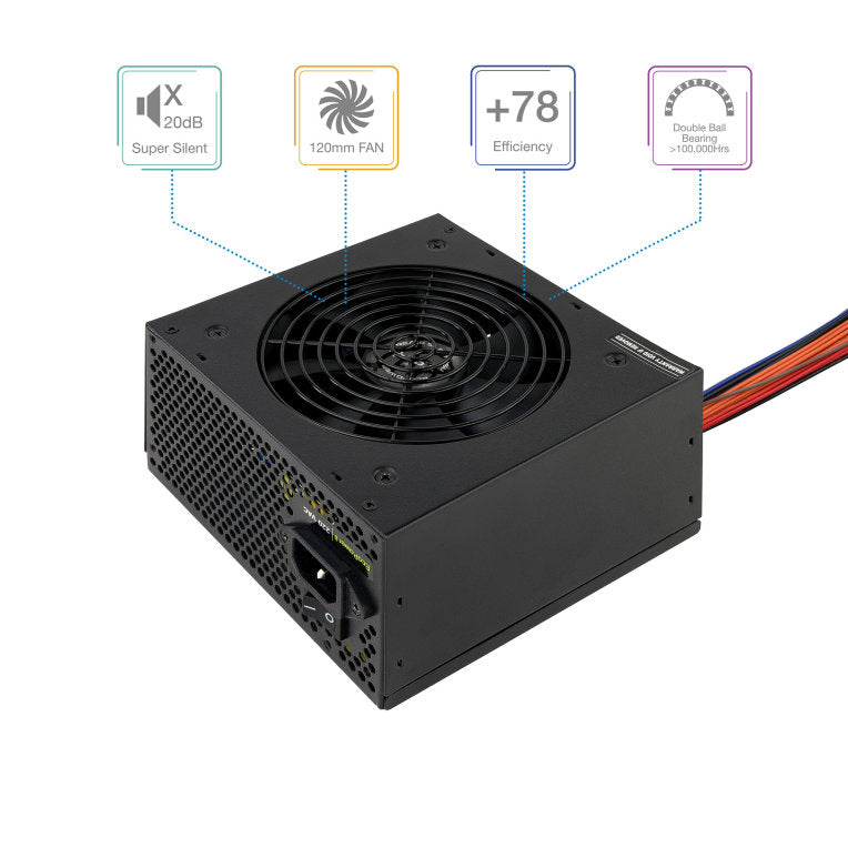 Fuente de alimentacion tooq tqep - 550sp atx 550w