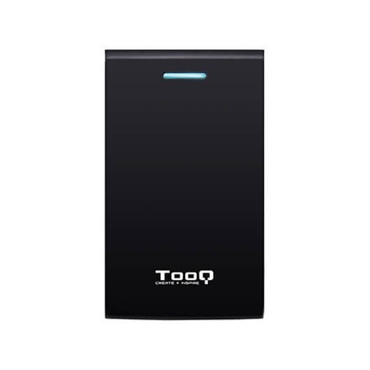 Caja externa 2.5pulgadas sata tooq tqe - 2526b negro usb 3.0 -  5gbps -  compatible hdd 9.5mm - 12.5mm