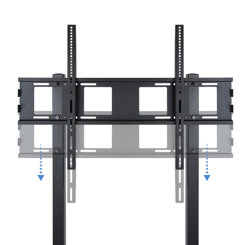 Soporte tv de suelo con ruedas tooq fs20100m - b 37pulgadas - 100pulgadas carga maxima 150kg