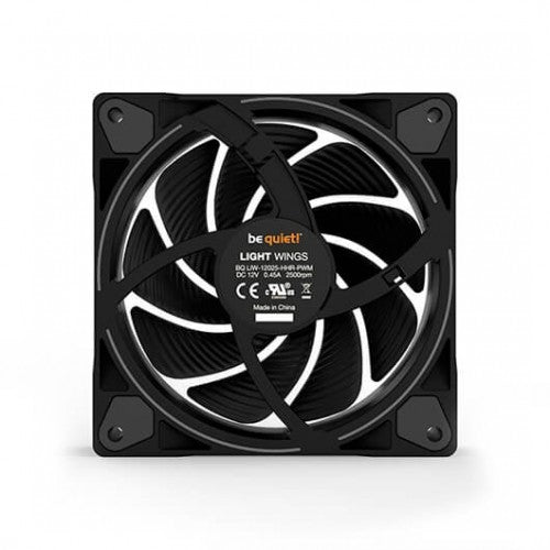 Ventilador 120x120 be quiet light wings high speed 2500rpm -  pwm -  argb