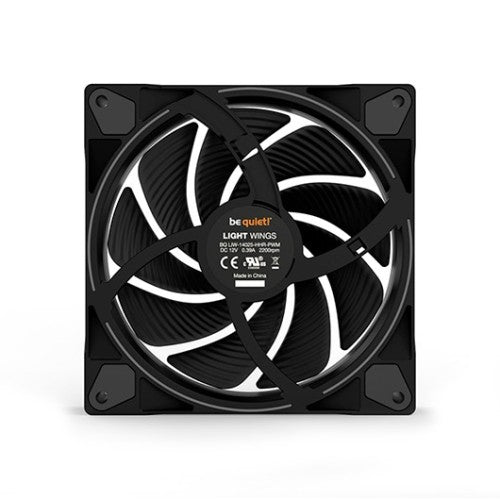 Ventilador 140x140 be quiet light wings high speed 2200rpm -  pwm -  argb