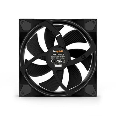 Ventilador 140x140 be quiet light wings pack 3ud 1500rpm -  pwm -  argb