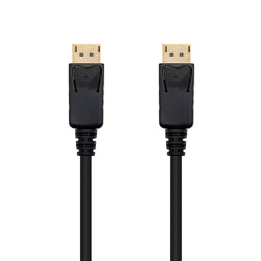 Cable display port m - m 3m nanocable negro retail dp - m - dp - m -  3m -  conectores oro -  5.4 gbits