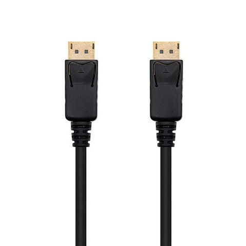 Cable display port m - m 3m nanocable negro retail dp - m - dp - m -  3m -  conectores oro -  5.4 gbits