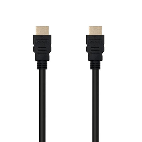 Cable hdmi(a) a hdmi(a) 4k 1m nanocable negro macho - macho -  60hz -  18gbps -  v2.0