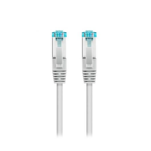 Latiguillo cable red nanocable rj45 lszh cat.7 10m gris 600mhz -  10m -  awg26 -  gris